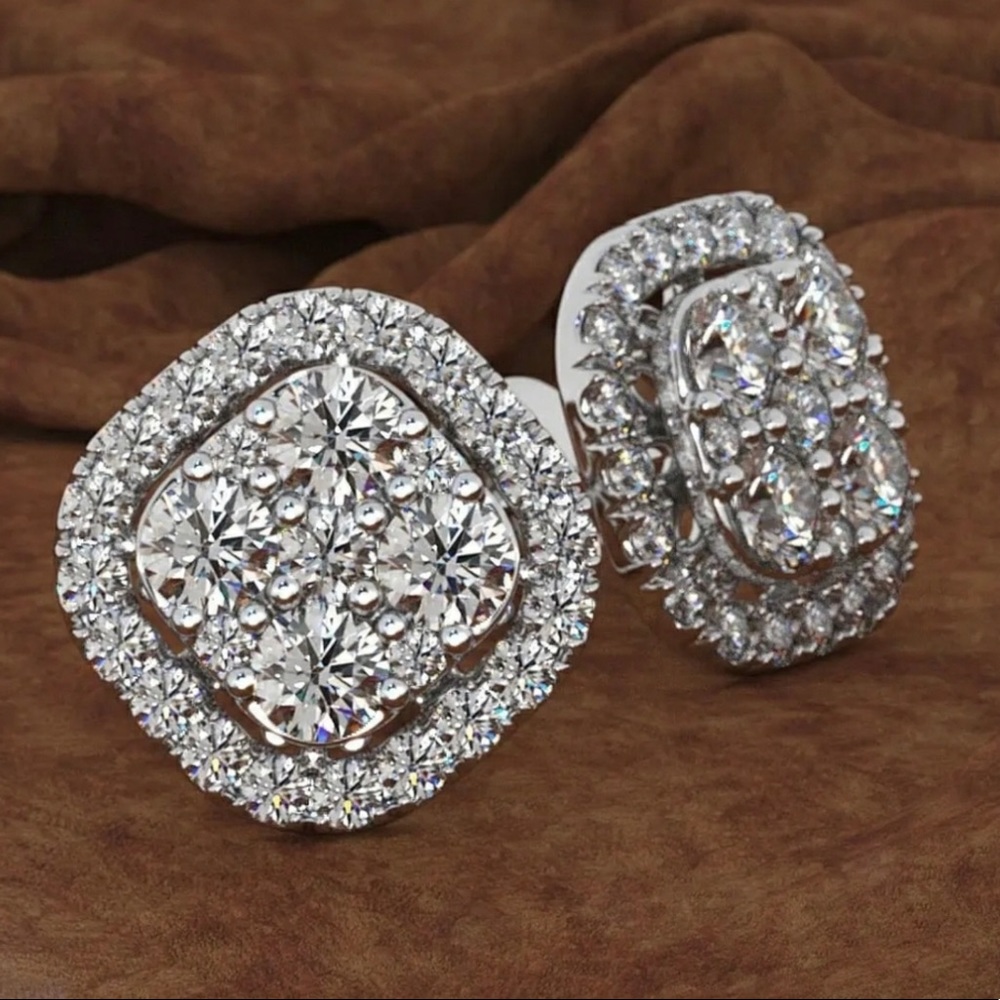Brand New Genuine Earrings .925 Sterling Silver!